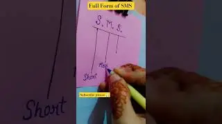 Full Form of SMS | Meaning of SMS | SMS | #shortsfeed #shorts #sms #short #fullform #trendingshorts