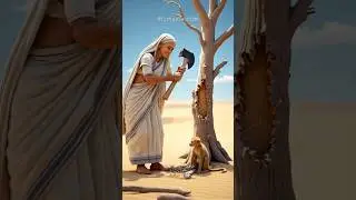 Grandma and the monkey build a tree house, but evil comes 🐒😭🛖 #ai #monkey #grandmother