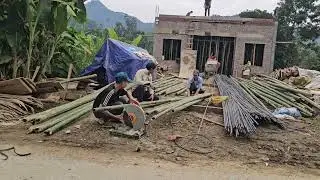 Vien went to harvest corn and raise fish. Tam works as a hired laborer to earn money