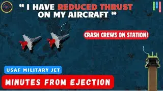 US Navy Pilot NEARLY EJECTS Before ATC Saves the Day! #atc