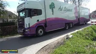 Scania V8 144L 460 Combi - Ad bouman  | V8 Scania - Loud open pipe sound