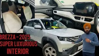 BREZZA 2025 MODIFIED WITH LUXURY INTERIOR✅STONE INTERIOR✅AUDISON SPEAKERS✅BASE TO TOP BREZZA✅