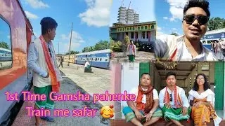 1st Time Train Me Gamsha Pahenke || So Funny 🥰🥰