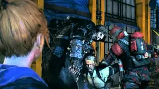 Batman: Arkham Knight : Batman and Commissioner Gordon confront Scarecrow.