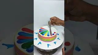 Rainbow Cake Art #cakeart#cake#cakevideo#viral#reels#recipe#short#viralvideo