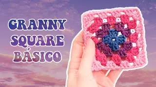 How to Crochet Granny Square 💖 Beginners (Slow Explanation)