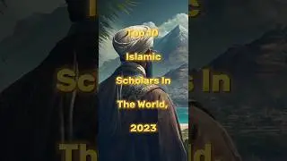 Top 10 Islamic Scholars In The World 🌎 #shorts #islamic.