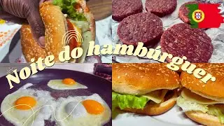 NOITE DO HAMBÚRGUERES CASEIRO 🍔 🇵🇹 | MARIDO NA COZINHA 😍 | Diário De Setembro #12 ✨
