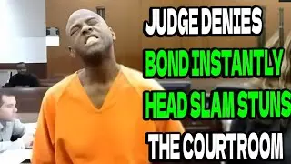 Bond Denied: Sovereign Citizen Slams Head on Desk in Courtroom Outburst!