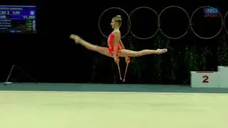 Piechocka Julia BALITC JUNIOR CUP 2018 maczugi