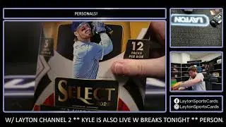 2 Boxes of 2025 Select Baseball Hobby for Alex P