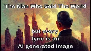 The Man Who Sold The World - Mige Ure but every lyric is an AI generated image