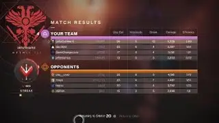 Destiny 2 Solo Comp Legend Rank