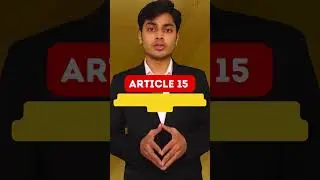 Article 15 No Discrimination #constitutionalrights #upsc #indianpolity #law #education  #article226