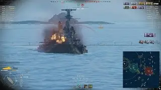 World of Warships -  SMS Kaiser vs Kaiser  - Tier IV Battle.