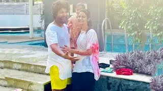 Allu Arjun Family Holi Celebrations Video | Allu Sneha | Allu Ayaan | Allu Arha | #AlluArjun #Bunny