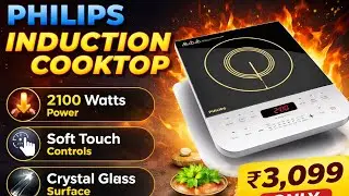 Philips HD4928 Induction Cooktop Review | 2100W Crystal Glass Induction for Indian Cooking