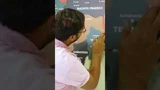 Tortilla Wooden India Map