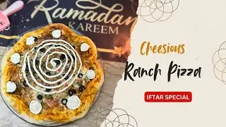 Ranch Pizza Cheesious style #trending #cooking #ramadan #iftar #recipe #pizza #cheese #food #foodie