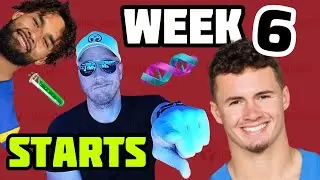 🏈 Week 6 Start Bench Advice Kickoff Show