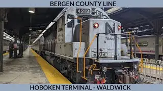 On Board NJT Bergen County Line train #1869 (Hoboken Terminal - Waldwick) (12/11/2022)
