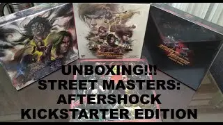 Street Masters Aftershock Kickstarter Unboxing