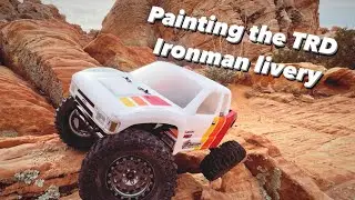 How To Paint the TRD Ironman paint scheme, and how I messed it up!