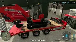 FS22 - FAIRHEAD #112 | DRAWING IN THE BALES AND OFFLOADING THE NEW DIGGER!
