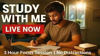 Library Live Study Session | 24/7 Study With Me for Students | Motivation & Focus Music