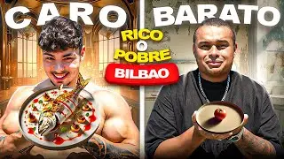 COMIENDO LO M&Aacute;S CARO DE BILBAO  vs. BARATO | RICO O POBRE con  @AndoniFitness