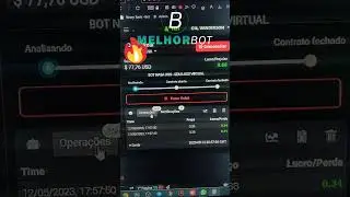 #5 Melhor Bot - 3% da banca baixa - Gr&aacute;tis - #trading #botsdetrading #bin&aacute;rias #derivbot #dinheiro