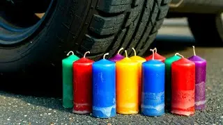 Experiments Car vs Fruit Stack Balloons Ice Blocks CandyIce Cream Balloons