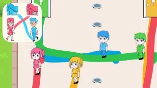 Draw To Home - All Levels Gameplay Android, iOS