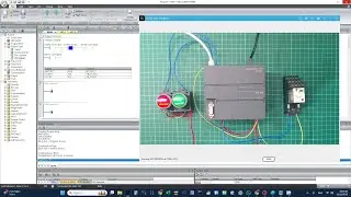 Dol starter / Direct On-Line circuit using STEP 7-MicroWIN SMART for PLC Huceen