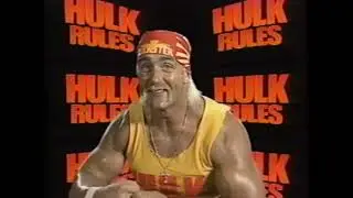 HULK HOGAN Wrestling Challenge Hotline Ad (Suburban Commando)