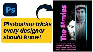 Movie poster graphic design idea in Photoshop | Photoshop Tutorial Step-by-Step Tutorial!