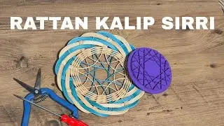 RATTAN KALIP KULLANIMI | RENKLİ SEPET ÖRME – BAŞLANGIÇTAN KAPANIŞA 