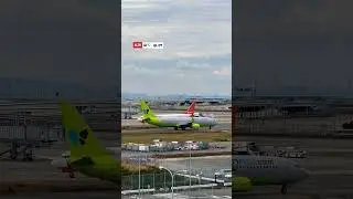 Boeing 737-8JP 🇰🇷 Jeju Air & Boeing 737-8Q8 Jinair Kansai International Airport #jejuair #jinair