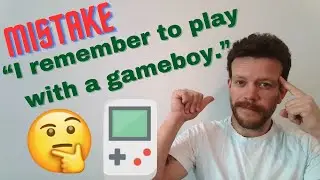 English Mistake - verb gerund / to infinitive meaning change - &ldquo;I remember to play with a Gameboy.&rdquo;