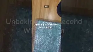 [mini-unboxing] BSS 1st Mini Album Second Wind #album #kpop #carats #BSS #fighting #booseoksoon