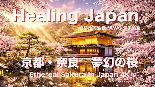 Beautiful Japan 4K: Cherry Blossoms (Sakura) - Relaxing Music