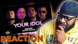 Bass Gang Became Demon Hunters?! | YOUR IDOL - Saja Boys | Bass Singers Cover | REACTION!!