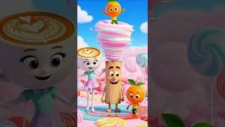🎈Cotton Candy Park | Funny 3D Adventure with Cappuccina, Tung Tung & Orange Boy | Journey Tung Tung🍭