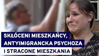 Awantura i brak mieszkań wspomagających. Wystarczyły plotki i antyimigranckie materiały w Republice