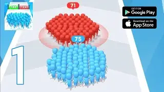 Count Master Gameplay Walkthrough Part 1: Levels 1 -10 (Android, iOS)