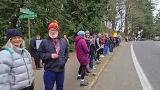 Memorial/Vigil for Alex Jeffrey Pretti @ VA crossroads 1/27/26 P2 (2 mins 18 sec)