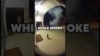 Ring Camera Catches Fireworks Almost Disaster #ringcamerafootage #shorts