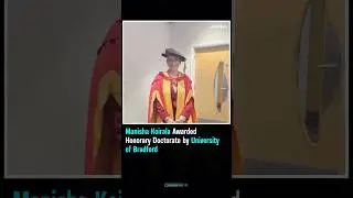 Manisha Koirala Honored with Doctorate Degree in the UK! 🇬🇧🌟