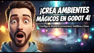 &iexcl;CREA AMBIENTES M&Aacute;GICOS EN GODOT 4! Configura World Environment, Neblina y Glow ⭐ ⭐ ⭐ ⭐ ⭐