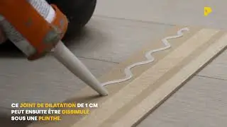 Voici comment faire: pr&eacute;voir un joint de dilatation pour votre parquet